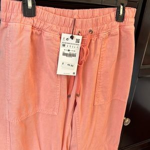 Zara pink jogger pant
